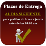 Plazos de entrega tienda gourmet online
